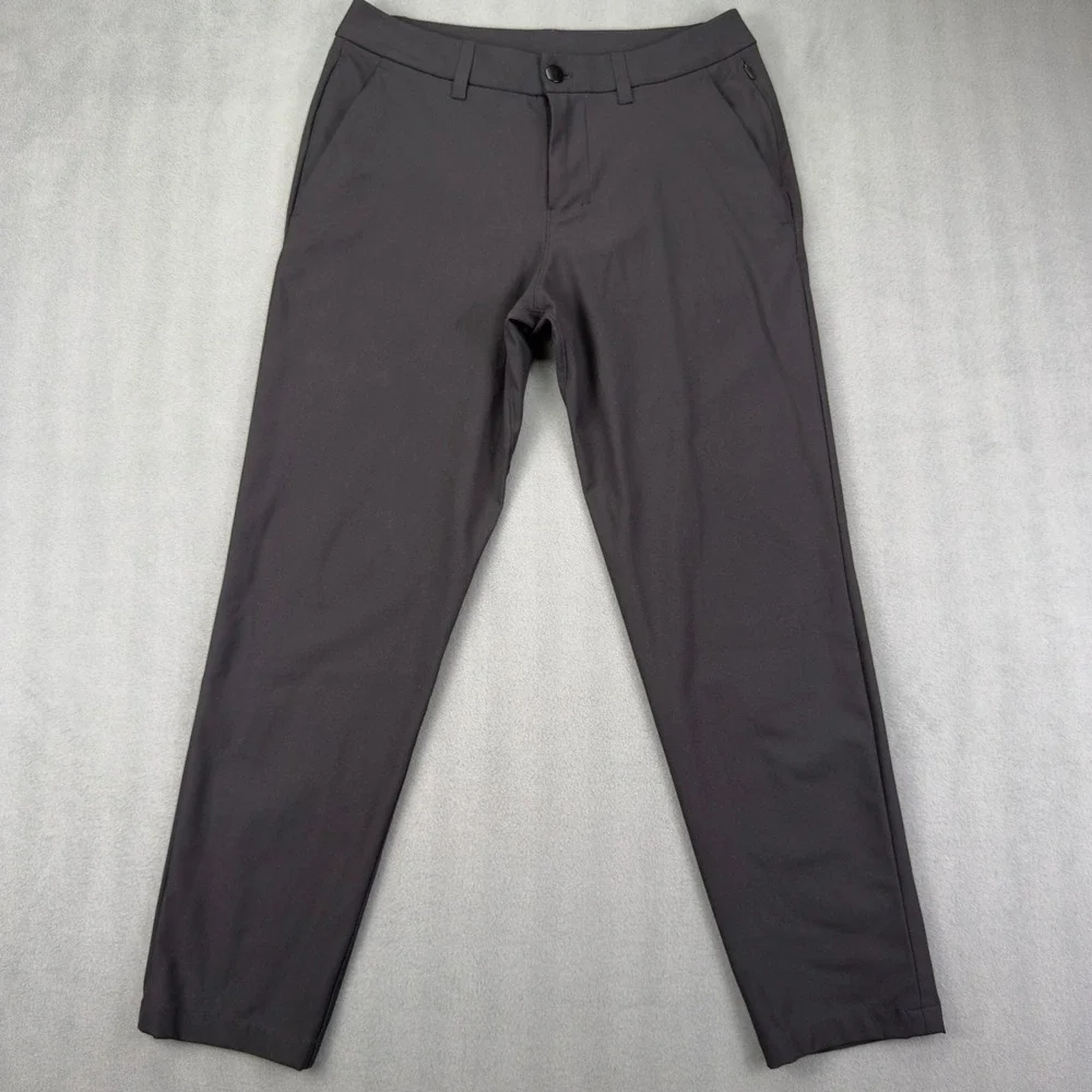 Lululemon Commission Slim Fit Pants 29 Black Mens Technical Trousers